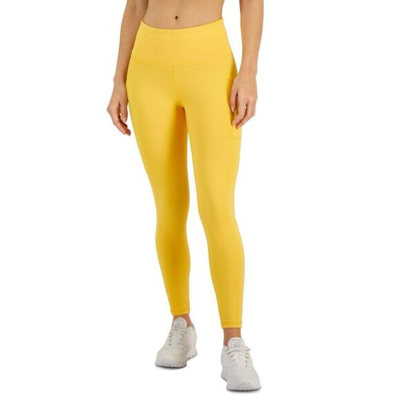 ID Ideology Women's Compression High-Waist Side-Pocket 7/8 Length Leggings, Size - Picture 1 of 3